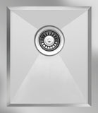 Ukinox Zeroline ZRL 340 Kitchen Sink, 340×440mm — Polished Stainless Steel - www.ultrabathroom.com