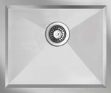 Ukinox Zeroline ZRL 500 Kitchen Sink, 500×440mm — Polished Stainless Steel - www.ultrabathroom.com