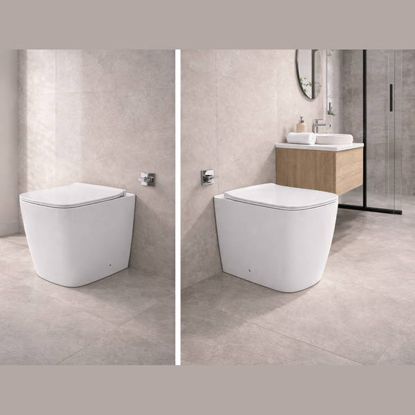 Veora Vortex Rimless Back to Wall Combined Bidet Toilet - www ...