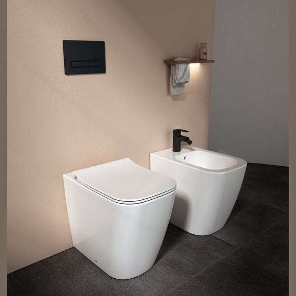Veora Vortex Rimless Back to Wall Combined Bidet Toilet - www ...