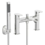 Wharf Bath Shower Mixer Tap With Kit Including  Shower Hose and Handset
