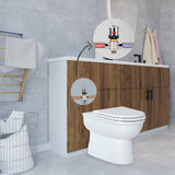 Celino Back To Wall Combined Bidet Toilet With Soft Close Seat - www.ultrabathroom.com