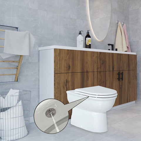 Celino Back To Wall Combined Bidet Toilet With Soft Close Seat - www.ultrabathroom.com