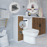 Celino Back To Wall Combined Bidet Toilet With Soft Close Seat - www.ultrabathroom.com