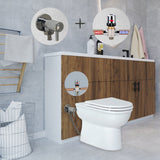 Celino Back To Wall Combined Bidet Toilet With Soft Close Seat - www.ultrabathroom.com