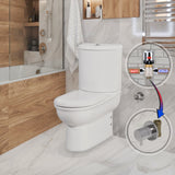 Celino Closed Couple Bidet Toilet With Soft Close Seat - www.ultrabathroom.com