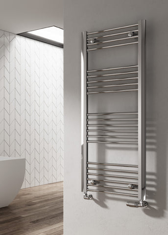 Reina Divale Vertical Aluminium Designer Towel Rails in Polished Finish