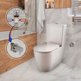Franco Closed Couple Combined Bidet Toilet With Soft Close Seat - www.ultrabathroom.com