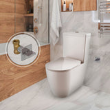 Franco Closed Couple Combined Bidet Toilet With Soft Close Seat - www.ultrabathroom.com