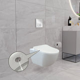 Franco Rimless Wall Hung Combined Bidet Toilet With Soft Close Seat - www.ultrabathroom.com