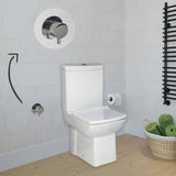 Laura Closed Couple Combined Bidet Toilet With Soft Close Seat - www.ultrabathroom.com
