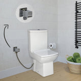 Laura Closed Couple Combined Bidet Toilet With Soft Close Seat - www.ultrabathroom.com