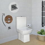 Laura Closed Couple Combined Bidet Toilet With Soft Close Seat - www.ultrabathroom.com