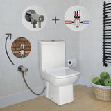 Laura Closed Couple Combined Bidet Toilet With Soft Close Seat - www.ultrabathroom.com