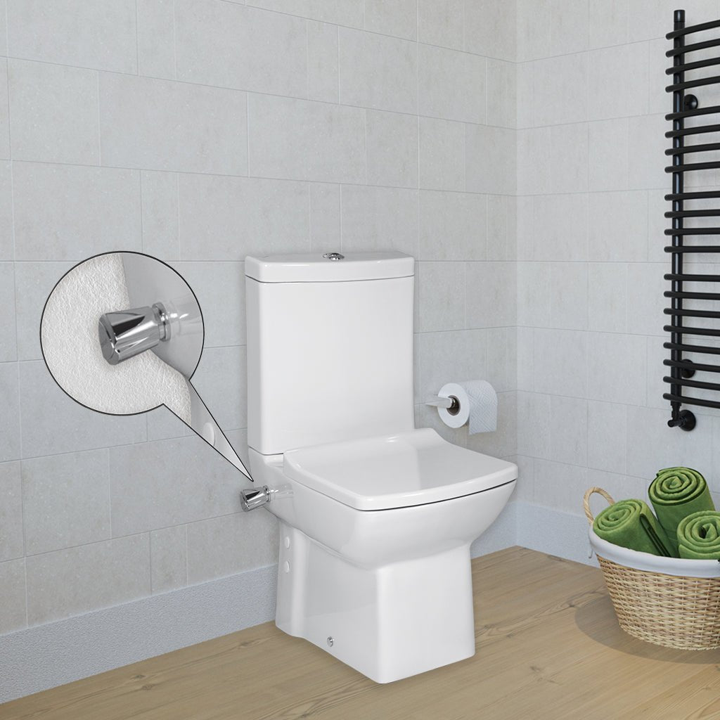 Laura Integrated Closed Couple Bidet Toilet With Soft Close Seat - www.ultrabathroom.com