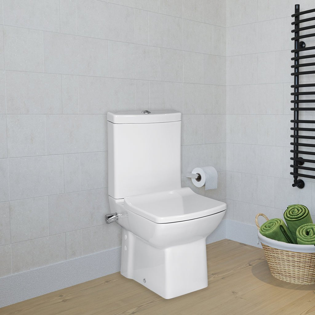Laura Integrated Closed Couple Bidet Toilet With Soft Close Seat - www.ultrabathroom.com