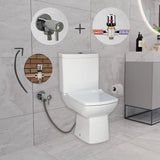Laura Open Back Combined Bidet Toilet With Soft Close Seat - www.ultrabathroom.com