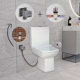 Laura Open Back Combined Bidet Toilet With Soft Close Seat - www.ultrabathroom.com