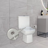 Laura Open Back Combined Bidet Toilet With Soft Close Seat - www.ultrabathroom.com