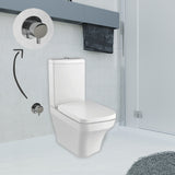 Lima RIMLESS Closed Couple Combined Bidet Toilet With Soft Close Seat