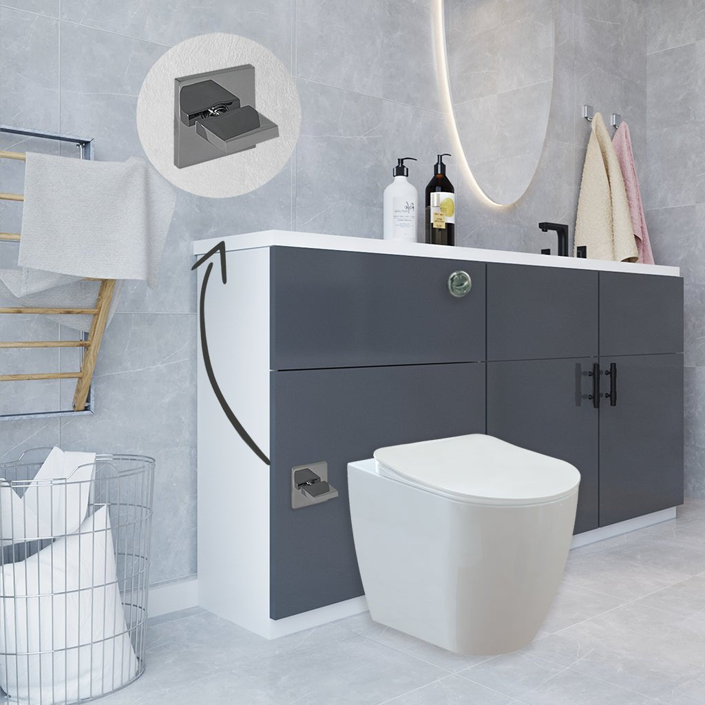 Modern Comfort Height Back to Wall Combined Bidet Toilet with Soft Close Lid - www.ultrabathroom.com