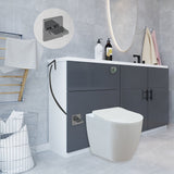 Modern Comfort Height Back to Wall Combined Bidet Toilet with Soft Close Lid - www.ultrabathroom.com