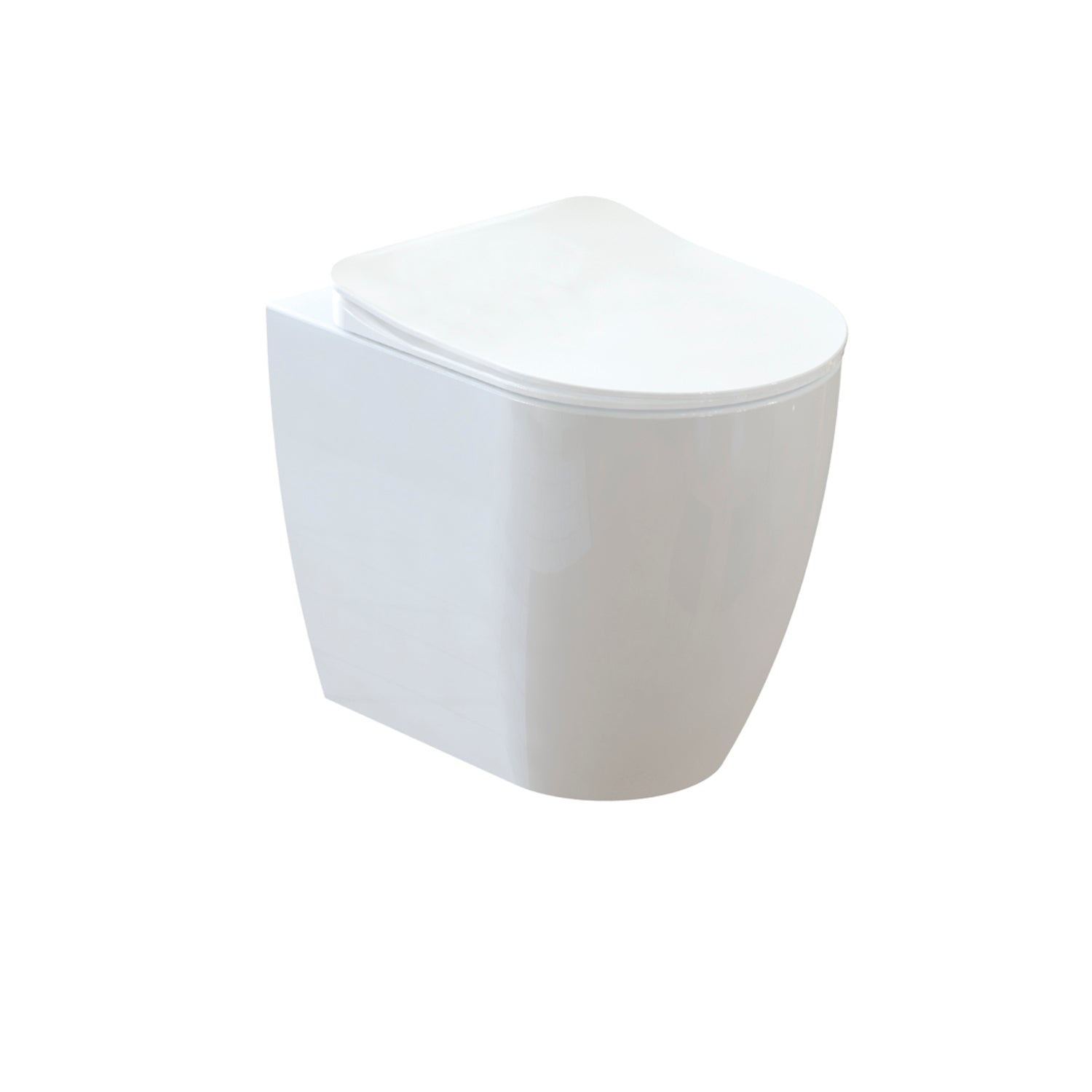 Modern Comfort Height Back to Wall Combined Bidet Toilet with Soft Close Lid - www.ultrabathroom.com