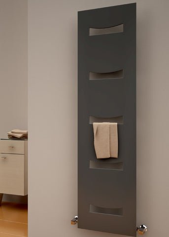 Reina Ancora Vertical Panel Designer Radiator in Anthracite Finish - www.ultrabathroom.com