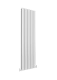 Reina Belva Vertical Double Panel White / Anthracite Finish Aluminium Designer Radiator - www.ultrabathroom.com