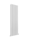 Reina Belva Vertical Single Panel White / Anthracite Finish Aluminium Designer Radiator - www.ultrabathroom.com