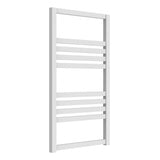 Reina Bolca Vertical Aluminium Designer Towel Rails in White Finish - www.ultrabathroom.com