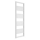 Reina Bolca Vertical Aluminium Designer Towel Rails in White Finish - www.ultrabathroom.com