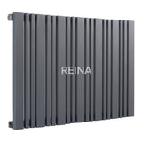 Reina Bonera Horizontal Anthracite Finish Designer Radiator - www.ultrabathroom.com