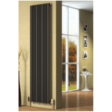 Reina Bonera Vertical Anthracite Finish Designer Radiator - www.ultrabathroom.com