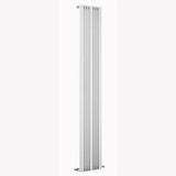 Reina Bonera Vertical White Finish Designer Radiator - www.ultrabathroom.com