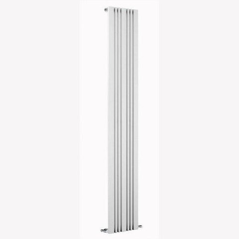 Reina Bonera Vertical White Finish Designer Radiator - www.ultrabathroom.com