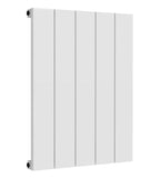 Reina Casina Horizontal Single Panel White / Anthracite Finish Aluminium Designer Radiators - www.ultrabathroom.com