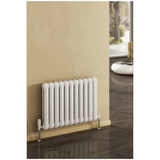 Reina Coneva Horizontal Anthracite / White Designer Radiators - www.ultrabathroom.com