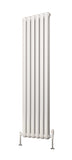 Reina Coneva Vertical Column White Finish Designer Radiator - www.ultrabathroom.com