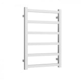 Reina Fano Vertical Aluminium Designer Towel Rails in White Finish - www.ultrabathroom.com