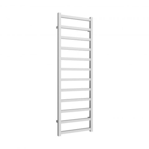 Reina Fano Vertical Aluminium Designer Towel Rails in White Finish - www.ultrabathroom.com