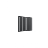 Reina Flat Horizontal Single Panel Anthracite Finish Designer Radiator - www.ultrabathroom.com