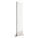 Reina Flat Vertical Double Panel White Finish Designer Radiator - www.ultrabathroom.com