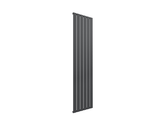 Reina Flat Vertical Single Panel Anthracite Finish Designer Radiator - www.ultrabathroom.com