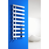Reina Florina Chrome / Anthracite Finish Designer Towel Rail - www.ultrabathroom.com