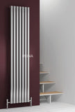 Reina Nerox Vertical Single Panel Polished Finish Stainless Steel Designer Radiators - www.ultrabathroom.com