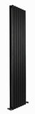 Reina Neva Vertical Double Panel Anthracite Finish Designer Radiator - www.ultrabathroom.com