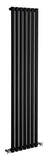 Reina Neva Vertical Double Panel Anthracite Finish Designer Radiator - www.ultrabathroom.com