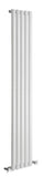 Reina Neva Vertical Double Panel White Finish Designer Radiator - www.ultrabathroom.com