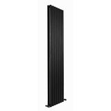 Reina Neva Vertical Single Panel Anthracite Finish Designer Radiators - www.ultrabathroom.com